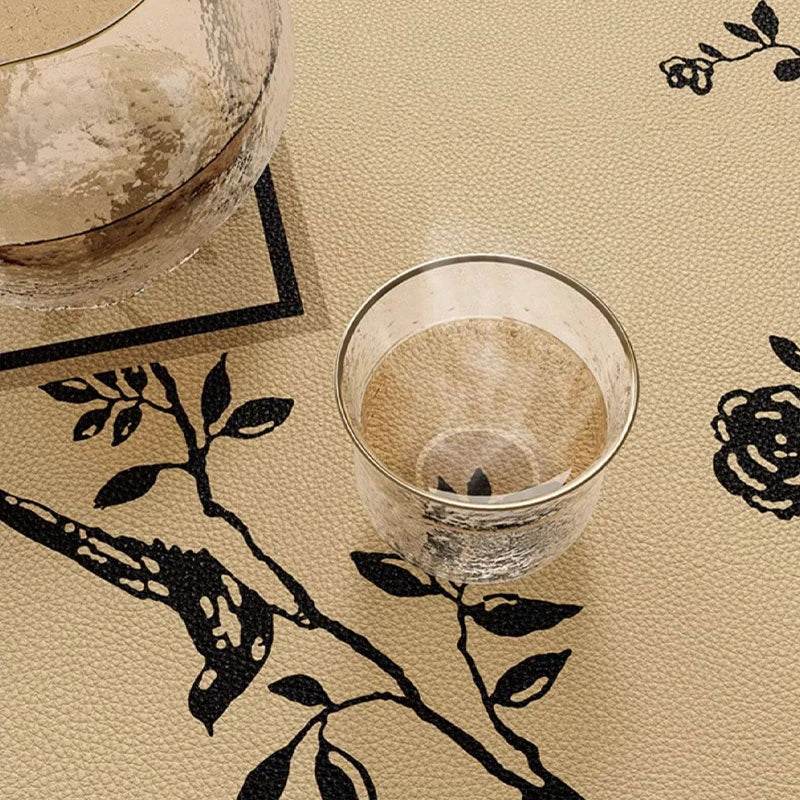 Chinoiserie Wash-free Waterproof & Oil-proof Round Table Mat - SinoCultural -- TM014A50