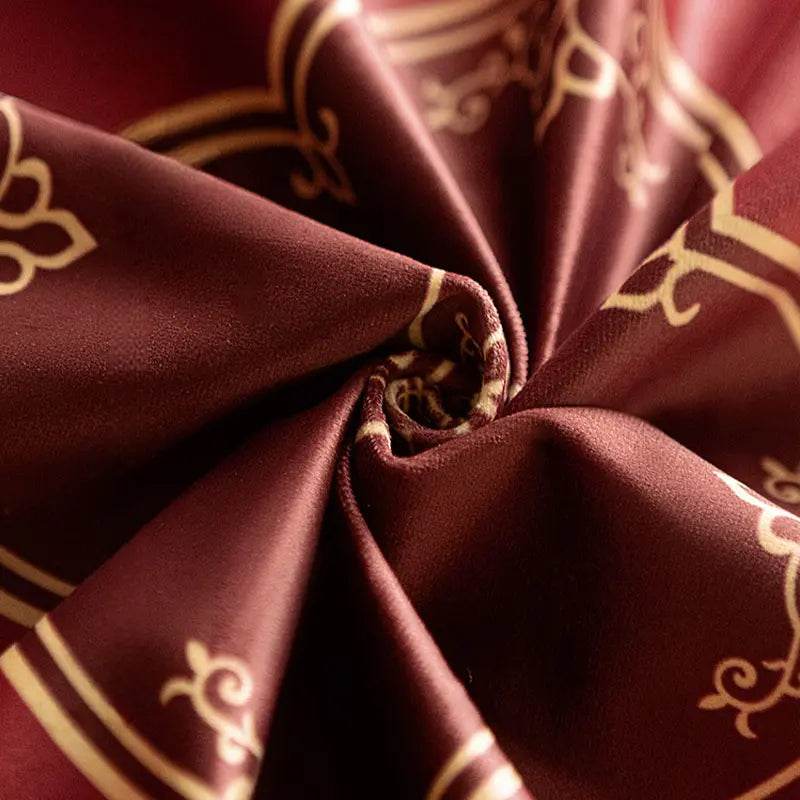Chinoiserie Wedding Celebration Red Table Runner - SinoCultural -- TR021R160 -