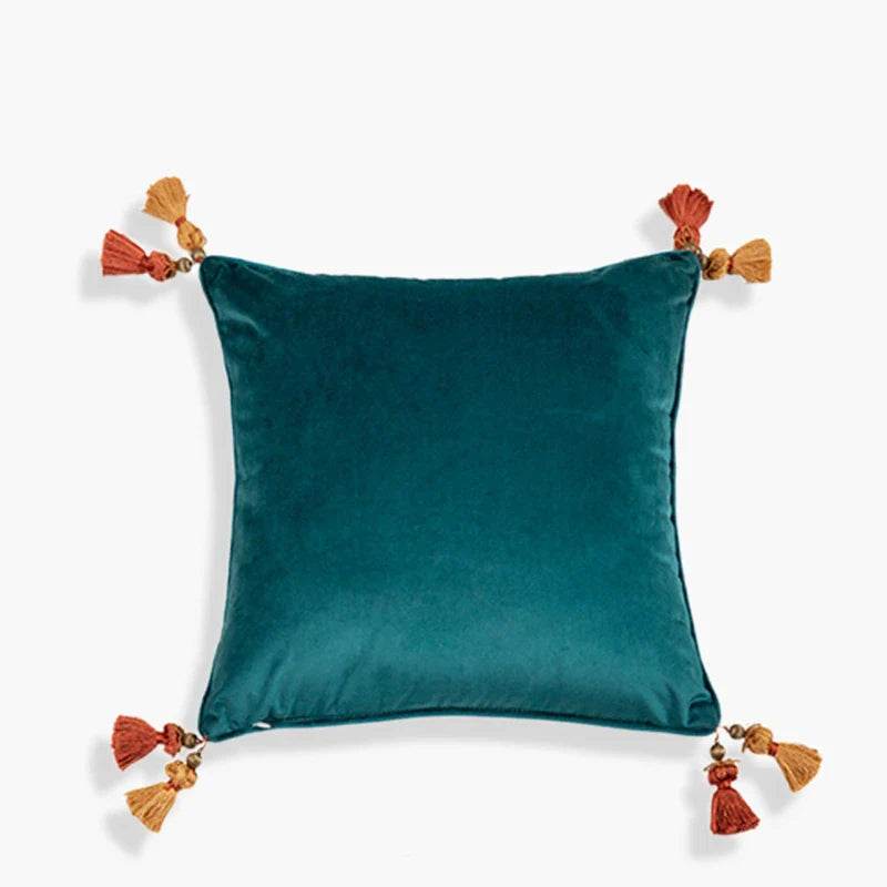 Sinocultural Chinoiserie Wedding Flower and Bird Throw Pillow Joyful Red Celebration - SinoCultural -- SJZBZ018A01