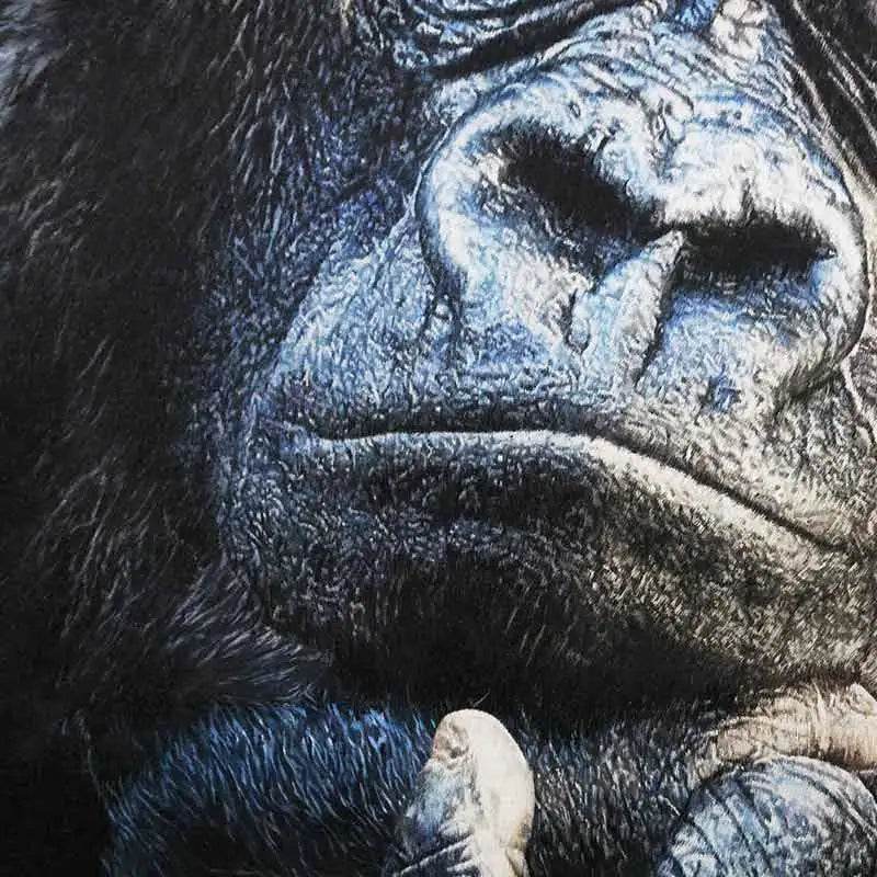 Contemplative Gorilla - SinoCultural -- W0150 -