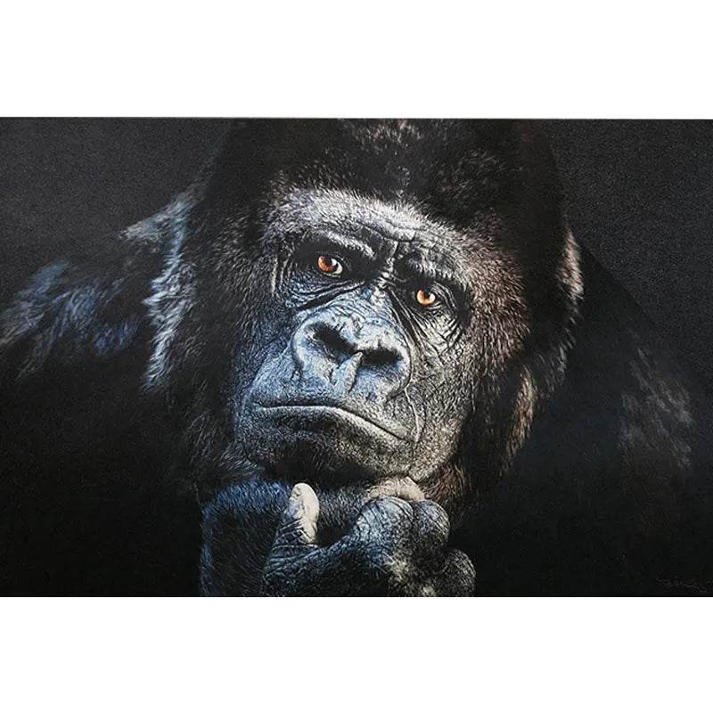 Contemplative Gorilla - SinoCultural -- W0150