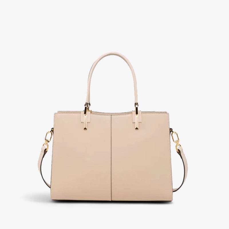 Embroidery Leather Crossbody Tote Bag Chinese Style Handbag - SinoCultural -- SC1709-D5