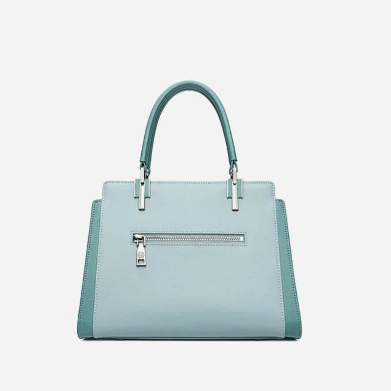 Embroidery Leather Magnolia Crossbody Tote Bag Women Handbag - SinoCultural -- P120335-2