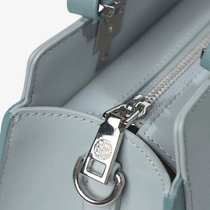 Embroidery Leather Magnolia Crossbody Tote Bag Women Handbag - SinoCultural -- P120335-2