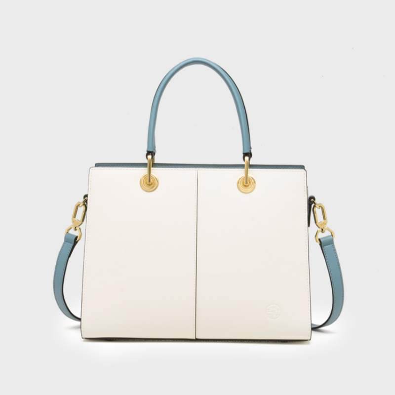 Embroidery Leather Tote Crossbody Bag Tricolor Deer - SinoCultural -- SC1068-A2