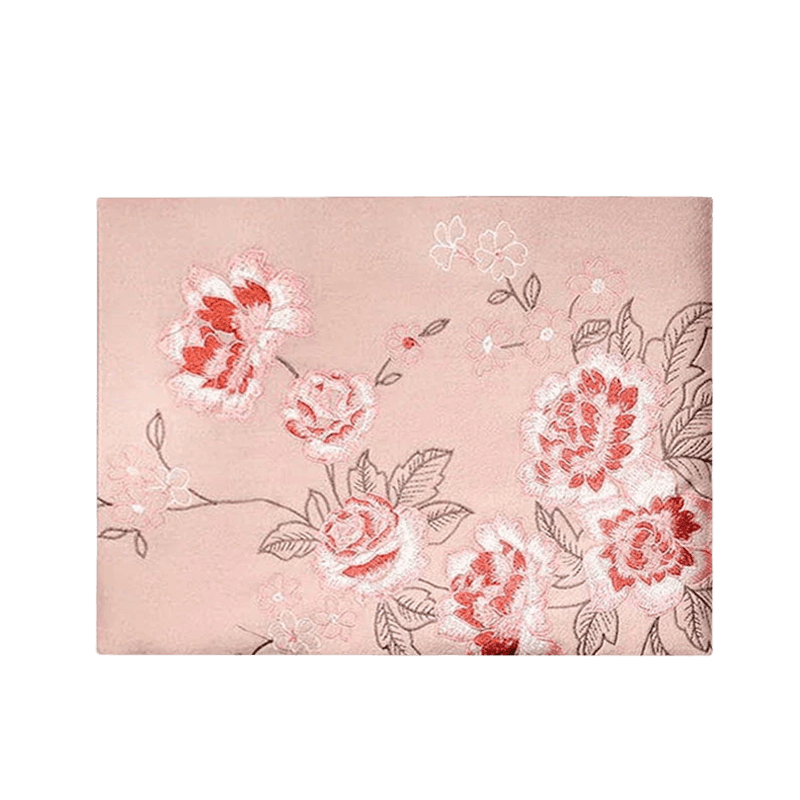 Handcrafted Su Embroidery Cashmere Scarf Premium Quality 200x60cm - SinoCultural -- HYFSJ012-1 -
