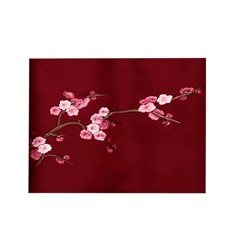 Handcrafted Su Embroidery Cashmere Scarf Luxury 190x30cm - SinoCultural -- HYFSJ017-5 -
