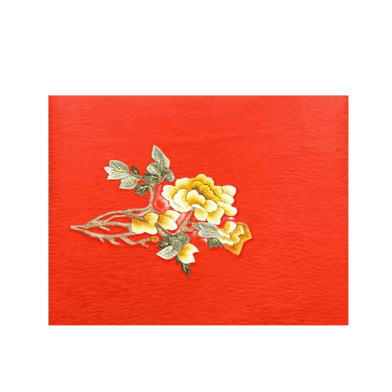 Handcrafted Su Embroidery Cashmere Scarf Warm Winter 200x70cm - SinoCultural -- HYFSJ022-2 -