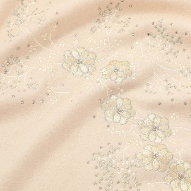 Embroidery 100% Pure Cashmere Scarf Warm Winter 200x60 cm - SinoCultural -- HYFSJ038A03