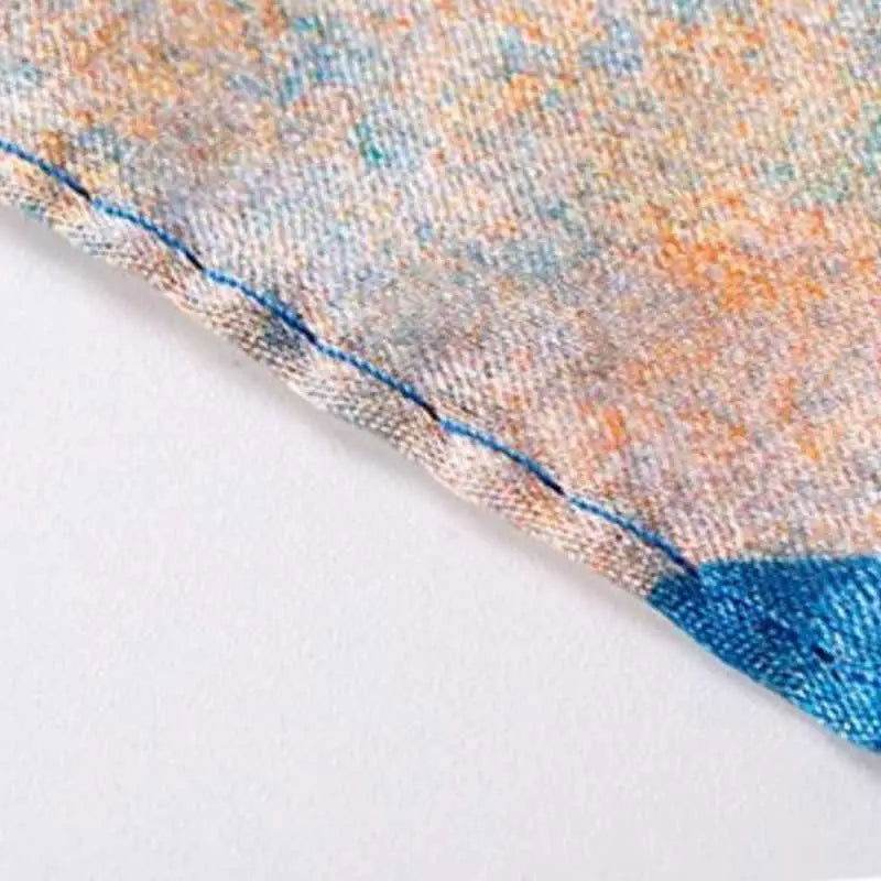 Mulberry Silk Resilience Square Silk Scarf Let Dreams Lead 53x53cm - SinoCultural -- LS044-2