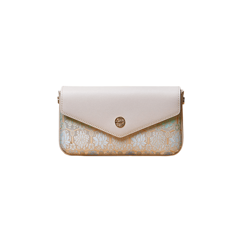 Brocade Jacquard Chic Elegant Lady Evening Clutch Bag - SinoCultural -- P12064604BG-1