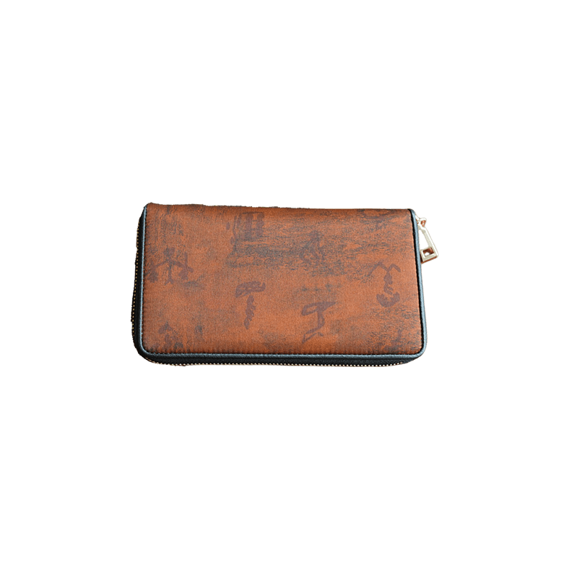Xiangyunsha Silk Cloud Brocade Heritage Clutch Wallet - SinoCultural -- PWCD196-1