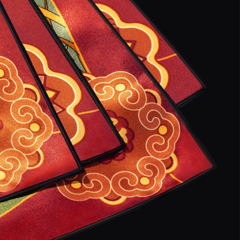 Mulberry Silk 14 Momme Square Scarf Luxury Accessory 63.5x63.5 cm - SinoCultural -- SS007R -