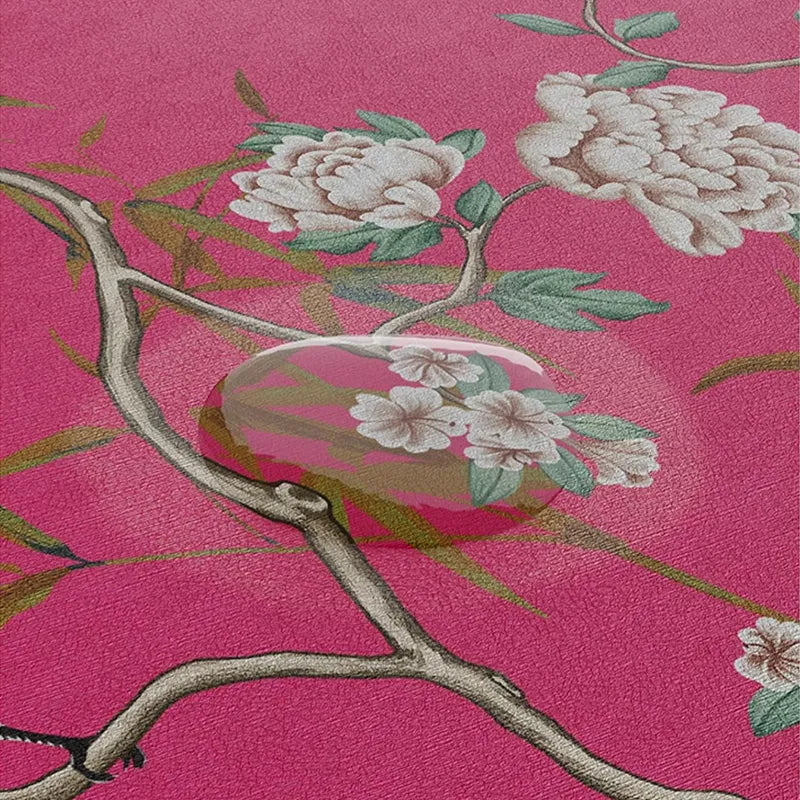 Elegance peony motif in highlighting Chinoiserie artistry.