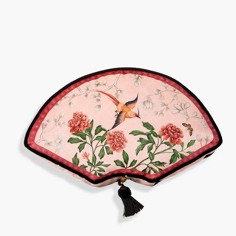 Chinoiserie Origina Powderl Pink Throw Pillow Spring Rococo Blossom Dreams - SinoCultural -- SJZBZ021A01
