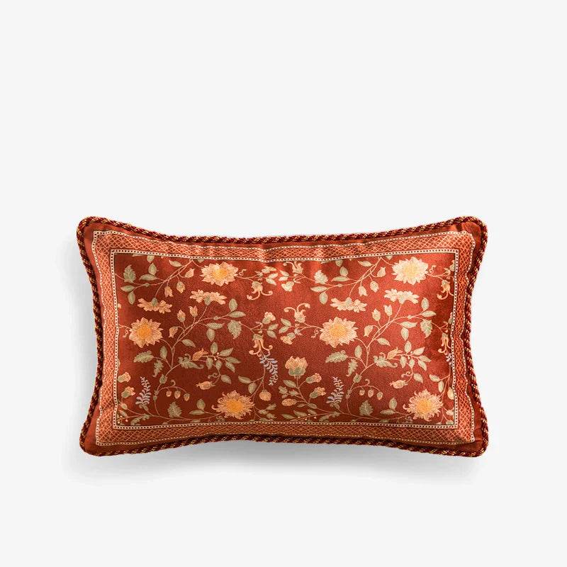 Chinoiserie Red Elegance Wedding Sofa Pillow Cushion - SinoCultural -- SJZBZ044A01 -