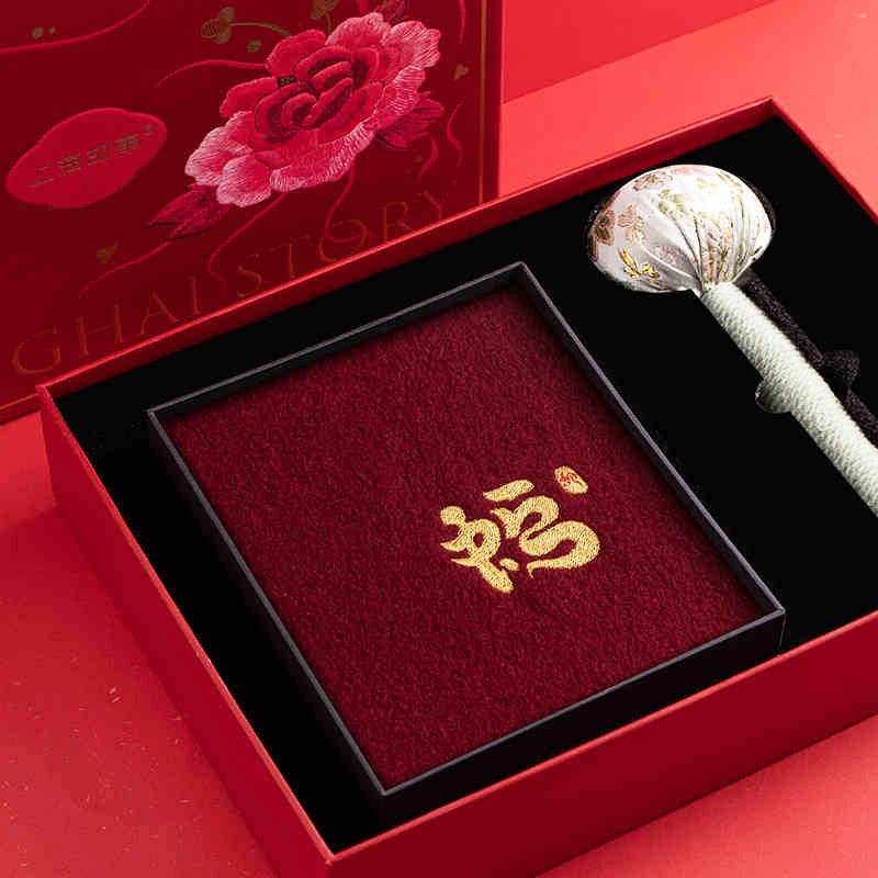 Chinese New Year Winter Wool Scarf Health & Wellness Gift - SinoCultural -- CNY030-1 -
