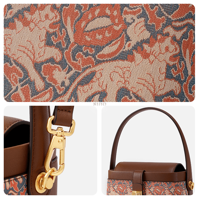 Shu Brocade Sling Bag Legendary Silk Artistry - SinoCultural -- FJ120771-3 -