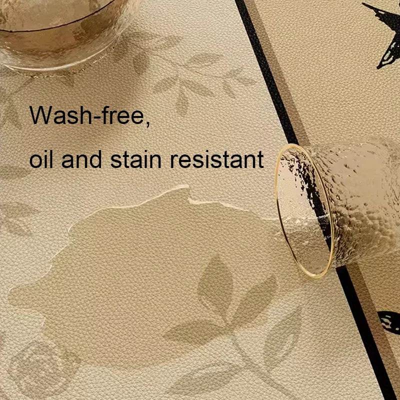 Chinoiserie Buffet & Sideboard Mat Leather Protective Pad - SinoCultural -- TM032A3090 -