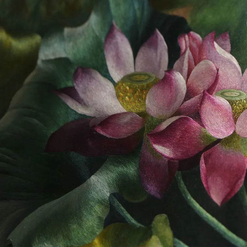 Water Lily Harmony - SinoCultural -- W0055