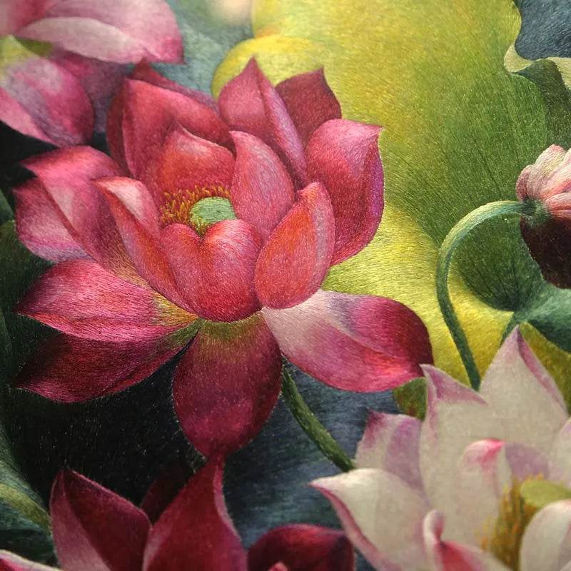 Water Lily Harmony - SinoCultural -- W0055