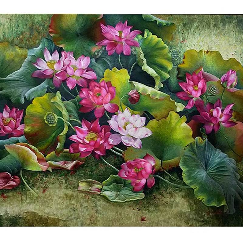 Water Lily Harmony - SinoCultural -- W0055