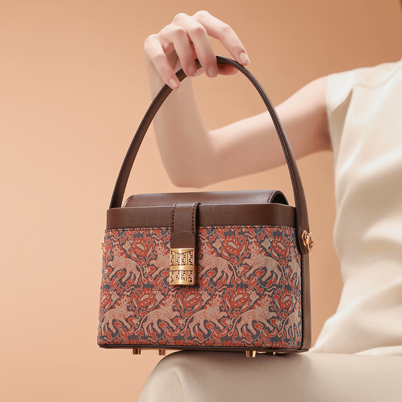 Shu Brocade Sling Bag Legendary Silk Artistry - SinoCultural -- FJ120771-3 -