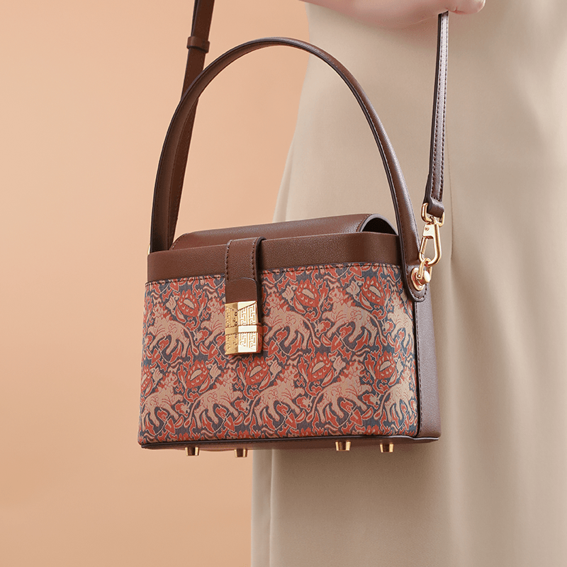 Shu Brocade Sling Bag Legendary Silk Artistry - SinoCultural -- FJ120771-3 -
