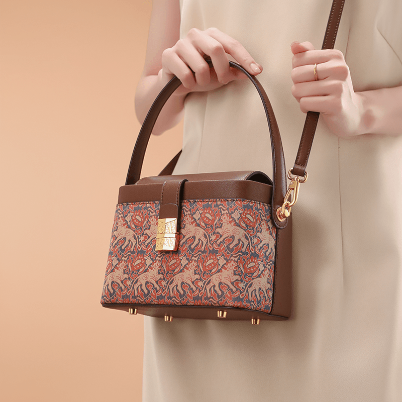 Shu Brocade Sling Bag Legendary Silk Artistry - SinoCultural -- FJ120771-3 -