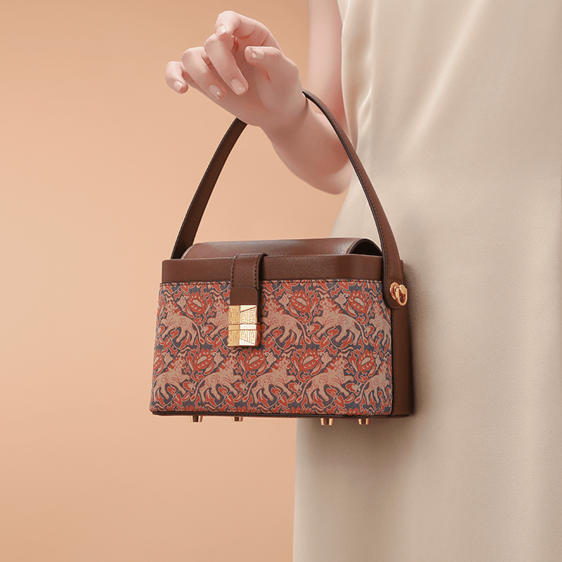 Shu Brocade Sling Bag Legendary Silk Artistry - SinoCultural -- FJ120771-3 -
