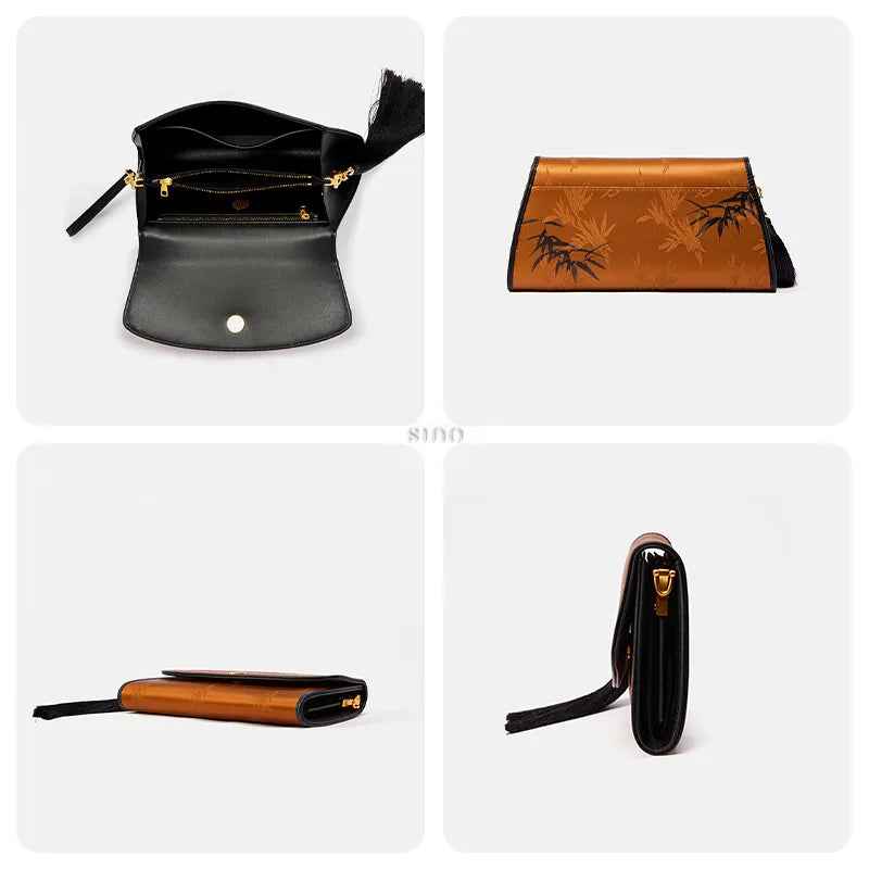 Detailed View: Pockets, Mulberry Silk Texture, Side Profile & Thickness.
