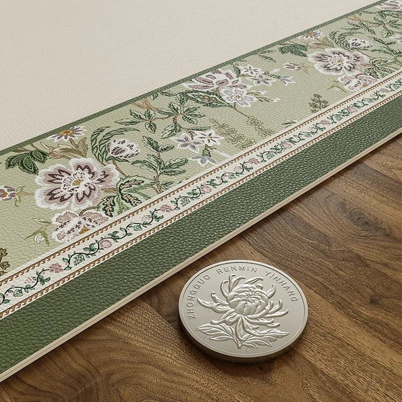 2 mm thick emerald green table mat thickness comparison.