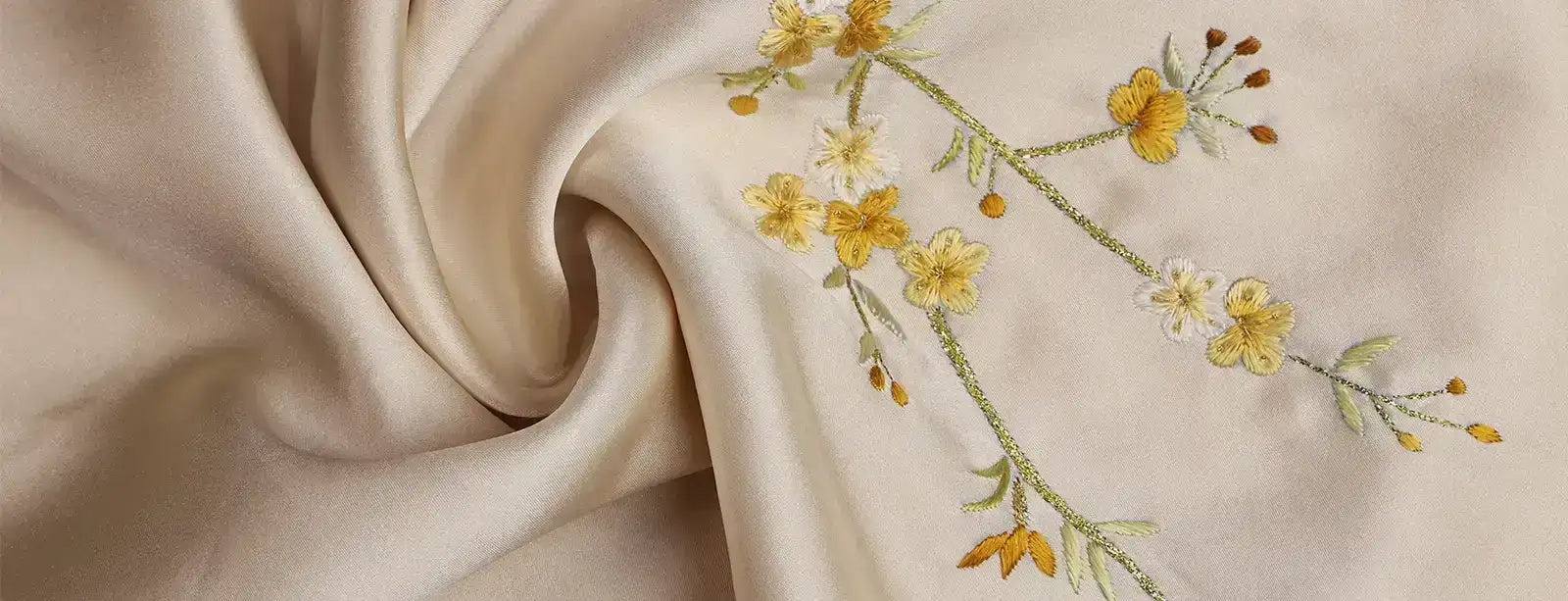 handcraft embroidery scarf