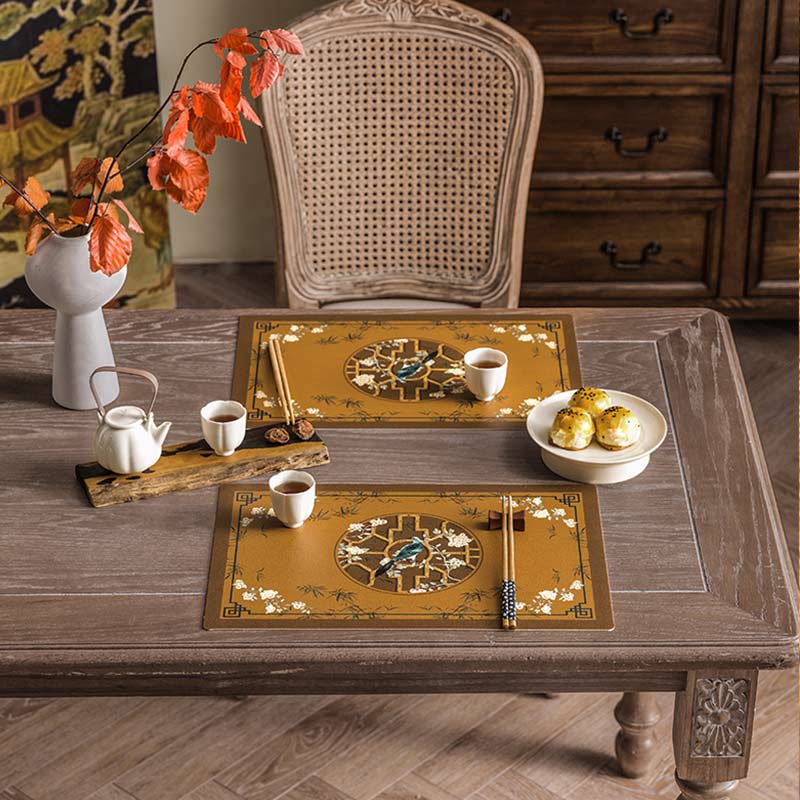 Chinoiserie Vintage Classic Palace Style Thick Table Mat