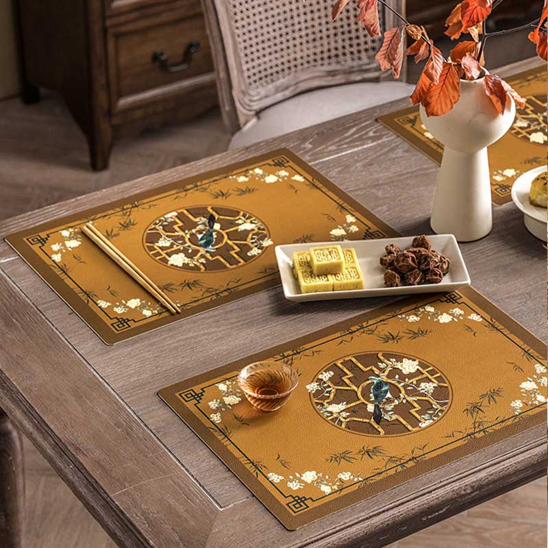 Chinoiserie Vintage Classic Palace Style Thick Table Mat