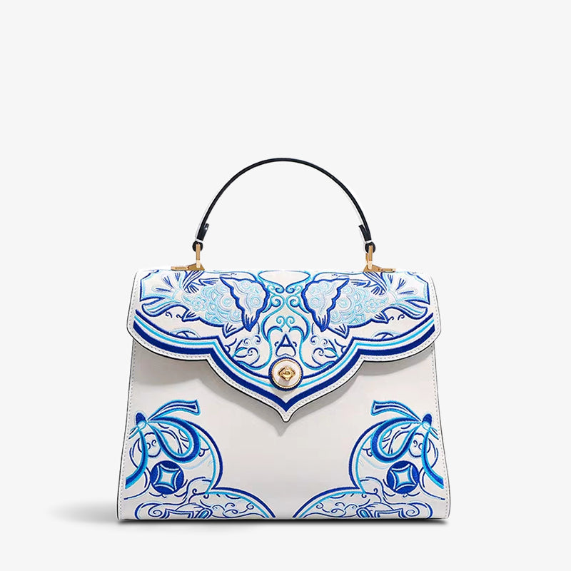 Embroidery Fortune and Prosperity Women Tote Bag