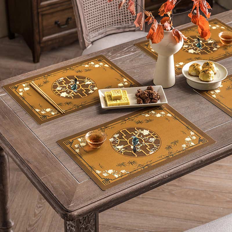 Chinoiserie Vintage Classic Palace Style Thick Table Mat