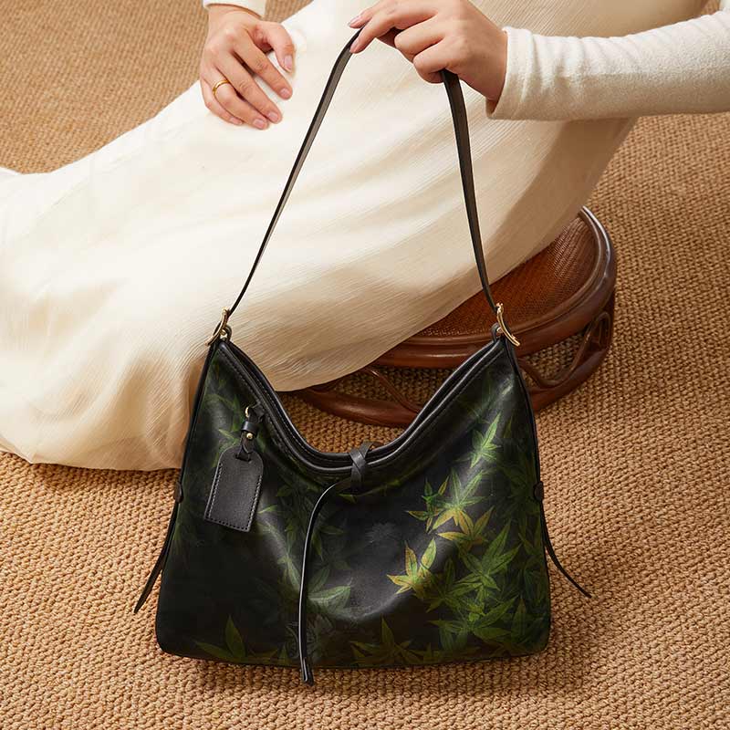 Fragrant Cloud Silk Large-Capacity Shoulder Bag