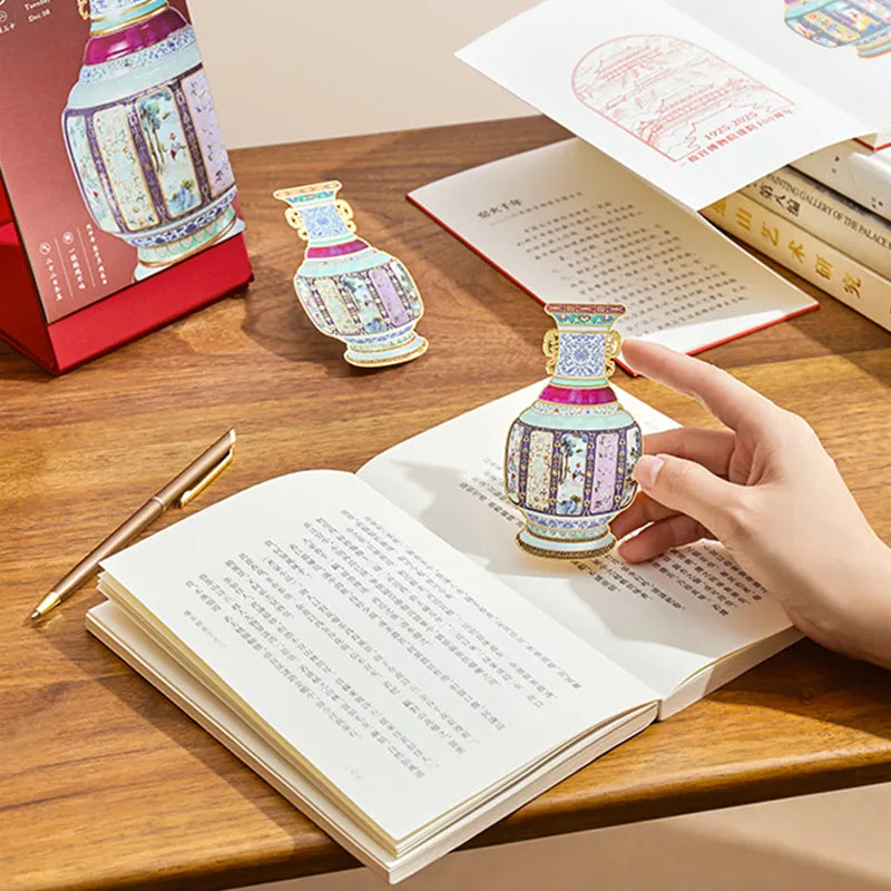 Bookmark included in 2026 Chinese Fire Horse Year New Year Calendar Set, featuring a mini Fire Horse design.