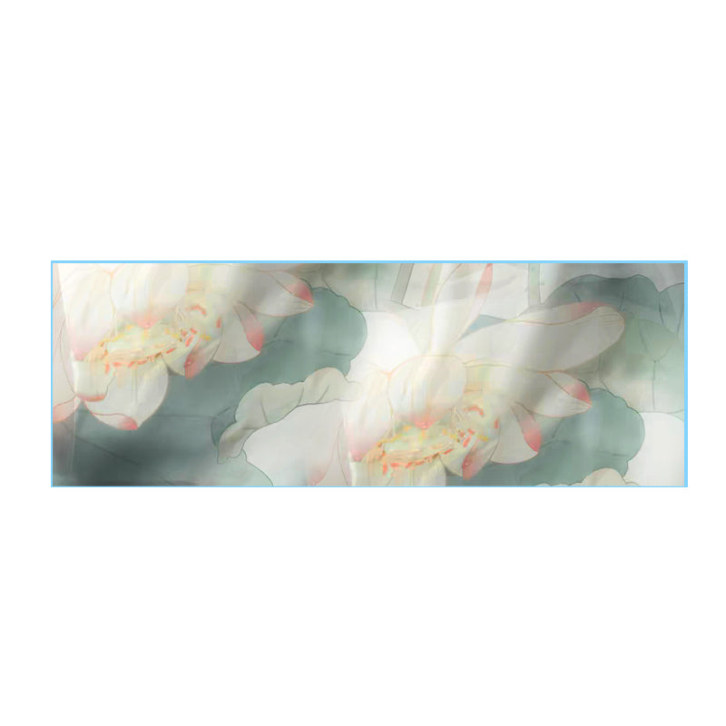 Palace Museum Flourishing Blossoms Mulberry Silk Shawl 186*52-Scarf-SinoCultural-SinoCultural