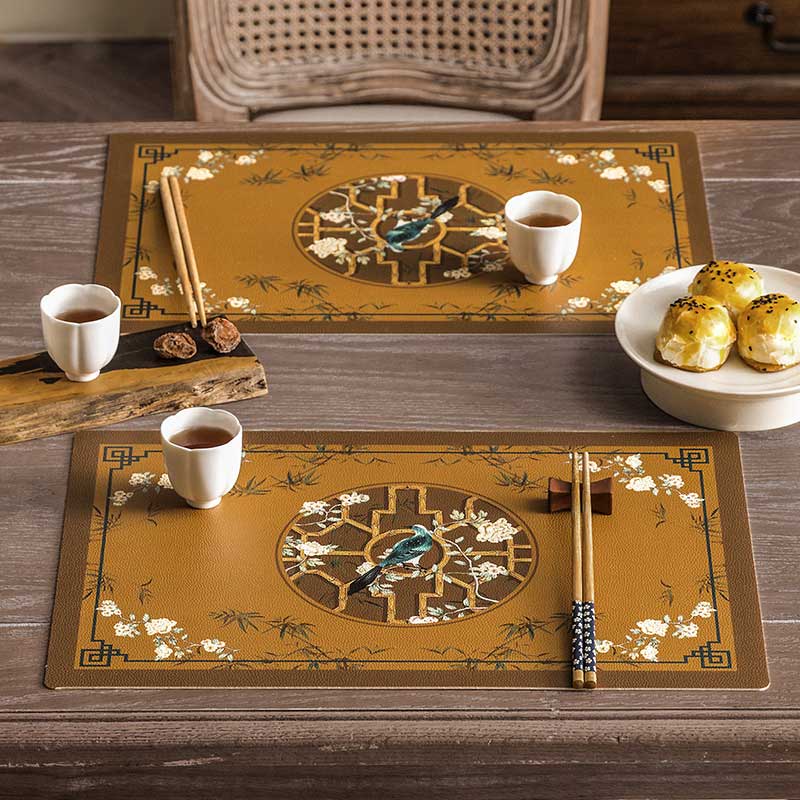 Chinoiserie Vintage Classic Palace Style Thick Table Mat