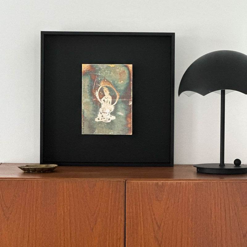 Intangible Heritage Dunhuang Foil Burning Handcrafted Wall Art - SinoCultural -- JN1105-A1 - 