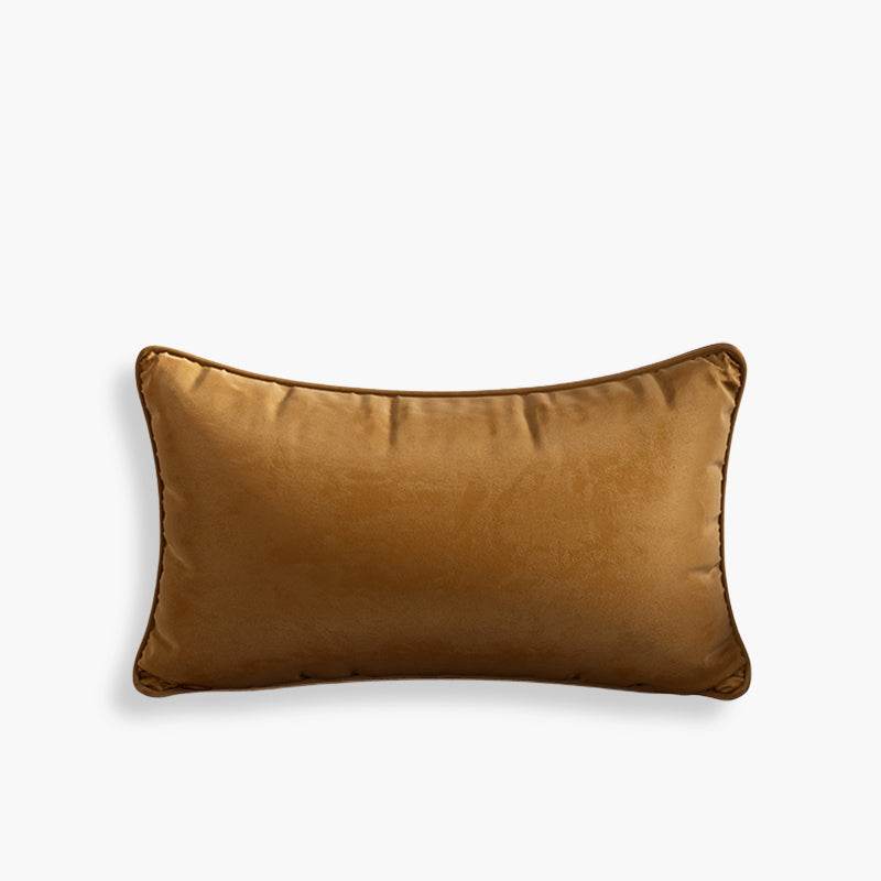 Chinoiserie Vintage Luxury Peacock Pattern Lumbar Pillow - SinoCultural -- WP023A01 - 