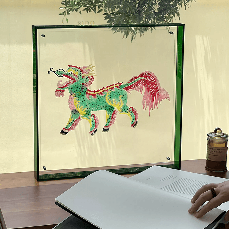 Intangible Heritage Shadow Puppetry Designer Decoration for Living Room - SinoCultural -- JN1101-A1 - 