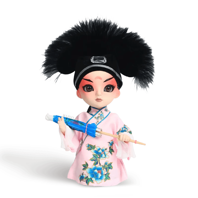 6-Inch Handmade Xu Xian Scholar Chinese Doll – Elegant Desk Accessory - SinoCultural -- QJ0605