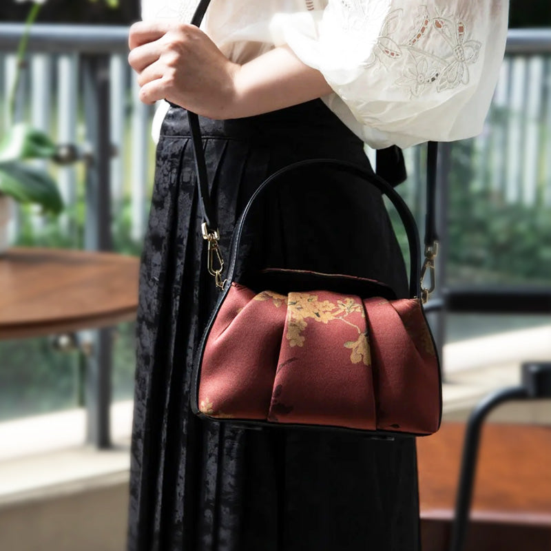 Fragrant Cloud Silk Retro Handbag-SinoCultural