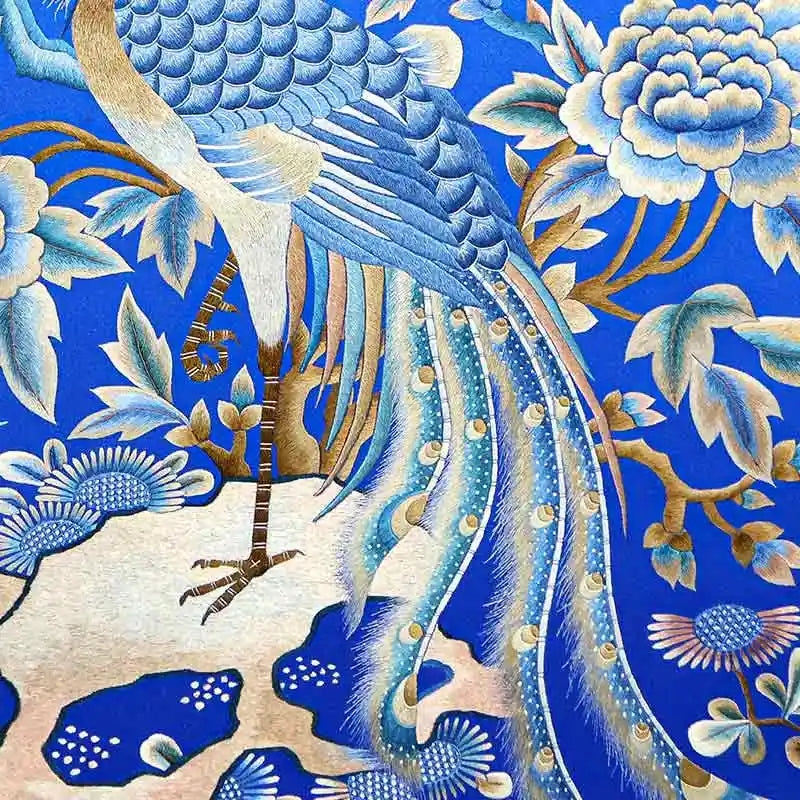 SinoCultural 'Harmony of the Hundred Birds: A Tribute to the Phoenix' Embroidery | Master Wang Xinyuan 