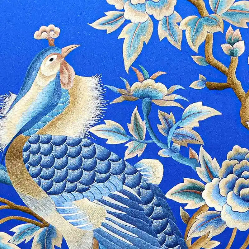 SinoCultural 'Harmony of the Hundred Birds: A Tribute to the Phoenix' Embroidery | Master Wang Xinyuan 