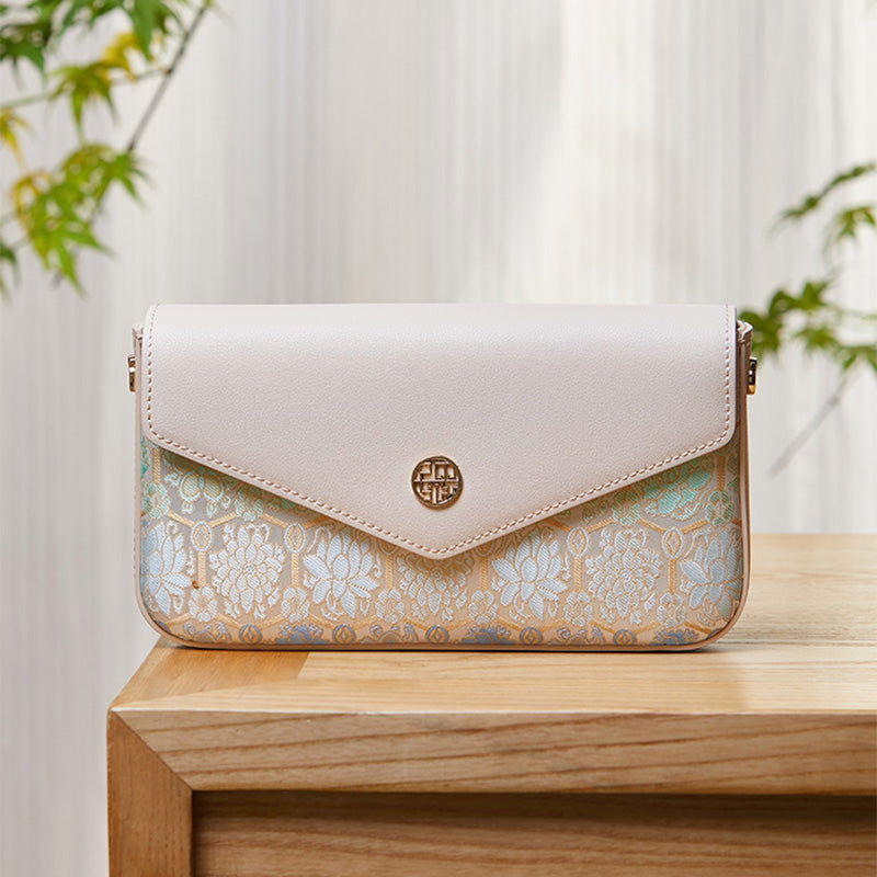 Brocade Jacquard Chic Elegant Lady Clutch Bag - SinoCultural