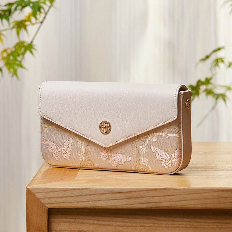 Brocade Jacquard Chic Elegant Lady Evening Clutch Bag - SinoCultural -- P12064604BG-1 - 